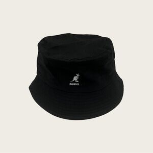 Kangol Classic Black Bucket Hat